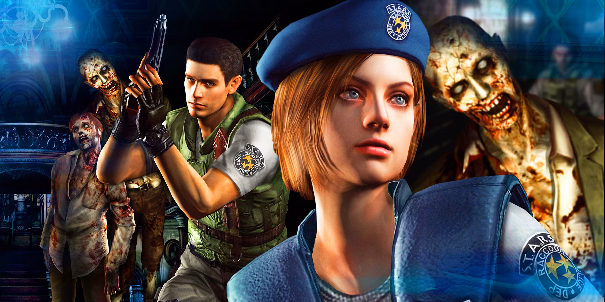 An image of RE1 weapons