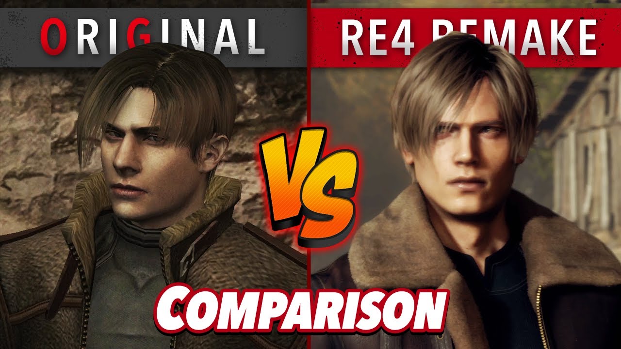 An image comparing RE3 remake with the original