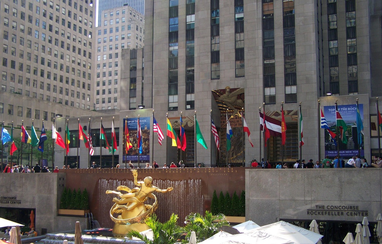 Rockefeller Center with the Prometheus statue