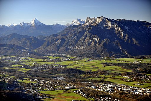 Untersberg Mountain https://commons.wikimedia.org/wiki/File:Untersberg.jpg