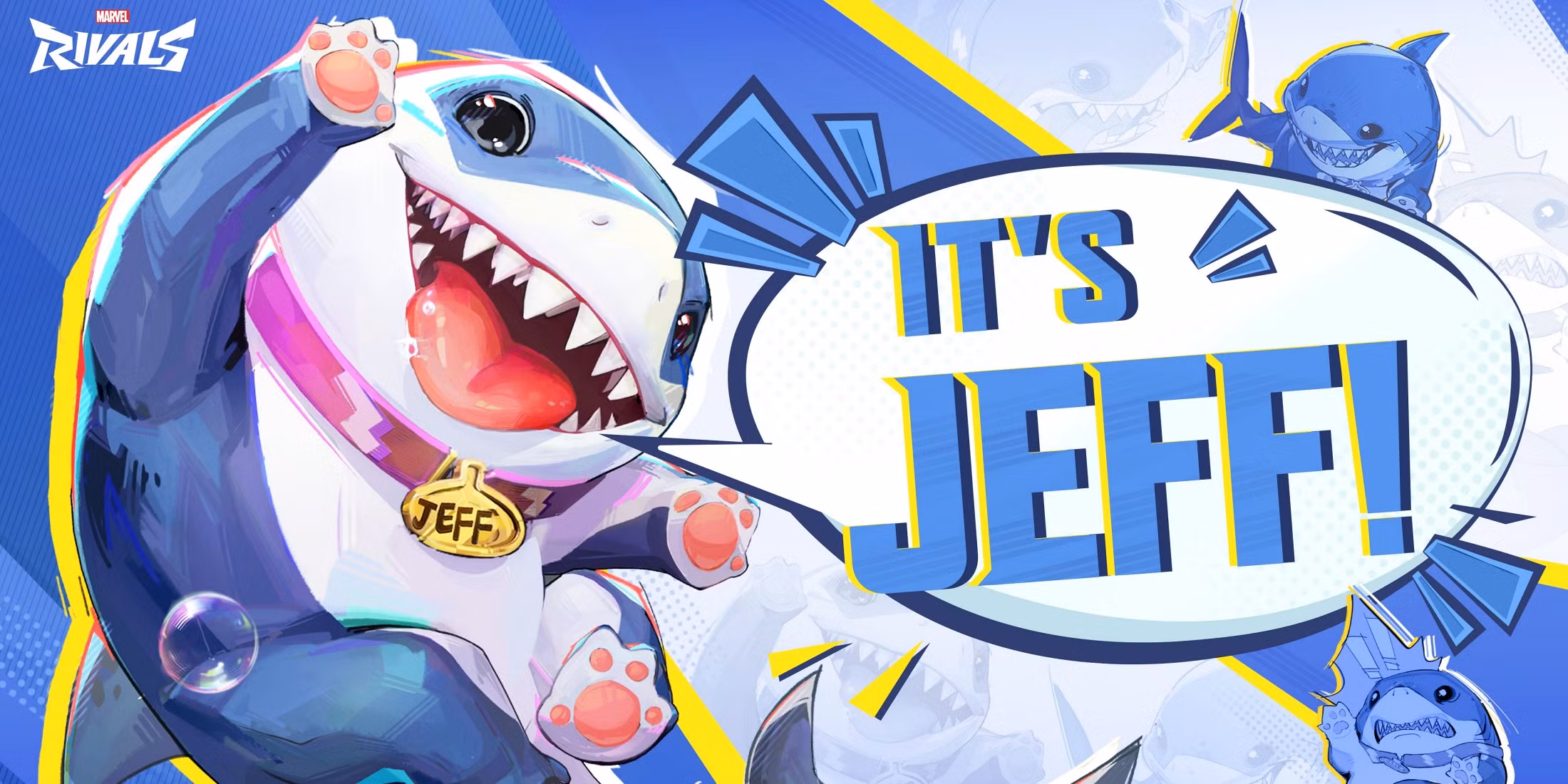 Jeff the Landshark saying "It's Jeff!"