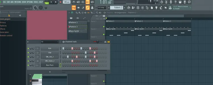 Patterns in FL Studio