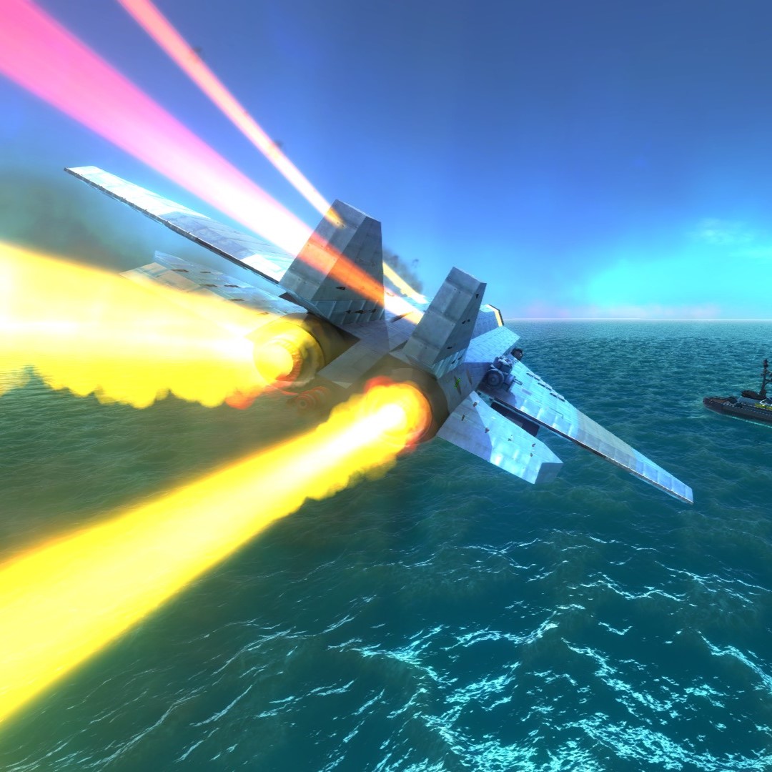 Picture of a jet designed ingame